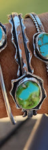 Load image into Gallery viewer, The Off-Center and Center Cuff Stack -Sonoran Gold Turquoise