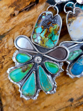 Load image into Gallery viewer, ©️ The RelicSun Cowgirl Hats with Rays of Turquoise -Pendants