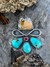 Load image into Gallery viewer, ©️ The RelicSun Cowgirl Hats with Rays of Turquoise -Rings