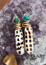 Load image into Gallery viewer, "For the Love of Animal Print" Shell Earrings and Necklace