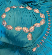 Load image into Gallery viewer, Ruffle Concho Belt with Mother of Pearl