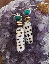 Load image into Gallery viewer, "For the Love of Animal Print" Shell Earrings and Necklace