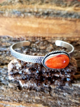 Load image into Gallery viewer, Orange Spiny Cuff