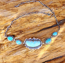 Load image into Gallery viewer, Bisbee and Royston Turquoise Choker/Necklace - A Madison Choker