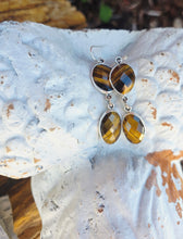 Load image into Gallery viewer, Tiger's Eye Earrings
