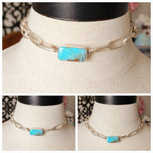 Load image into Gallery viewer, Number 8 Turquoise Choker - The Tracy Choker
