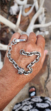 Load image into Gallery viewer, Sterling Silver Bracelet with Antler Bead
