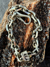 Load image into Gallery viewer, Sterling Silver Bracelet with Antler Bead
