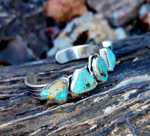 Sonoran Turquoise Row Cuff