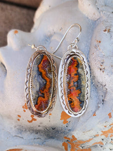 Lava Flow Jasper Earrings