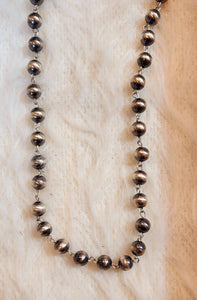 Genuine Navajo Pearl Rosary Necklace