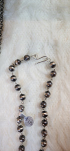 Genuine Navajo Pearl Rosary Necklace