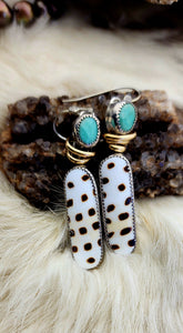 "For the Love of Animal Print" Shell Earrings