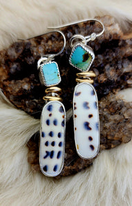 "For the Love of Animal Print" Shell Earrings