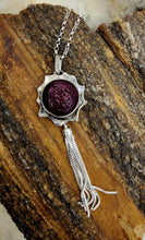 Load image into Gallery viewer, Pendant and Silver Tassel Necklace
