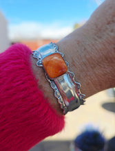 Load image into Gallery viewer, Orange Spiny Shell Ruffle Cuff
