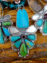 Load image into Gallery viewer, ©️ The RelicSun Cowgirl Hats with Rays of Turquoise -Pendants
