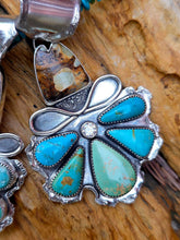 Load image into Gallery viewer, ©️ The RelicSun Cowgirl Hats with Rays of Turquoise -Pendants
