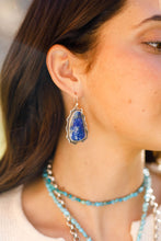 Load image into Gallery viewer, Faceted Blue Lapis Lazuli Earrings

