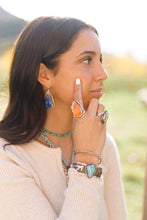 Load image into Gallery viewer, Faceted Blue Lapis Lazuli Earrings
