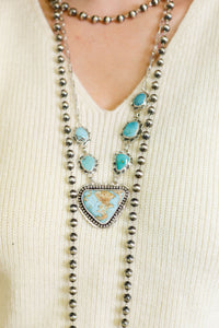 Royston Turquose Tassel Lariat