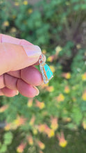 Load and play video in Gallery viewer, The Solitaire Turquoise Pendant
