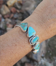 Load and play video in Gallery viewer, Sonoran Turquoise Row Cuff
