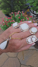 Load and play video in Gallery viewer, Gemstones and Golden Bronze -Rings
