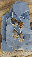 Load and play video in Gallery viewer, Tiger's Eye Earrings
