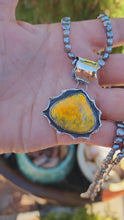 Load and play video in Gallery viewer, Bumblebee Jasper Pendant
