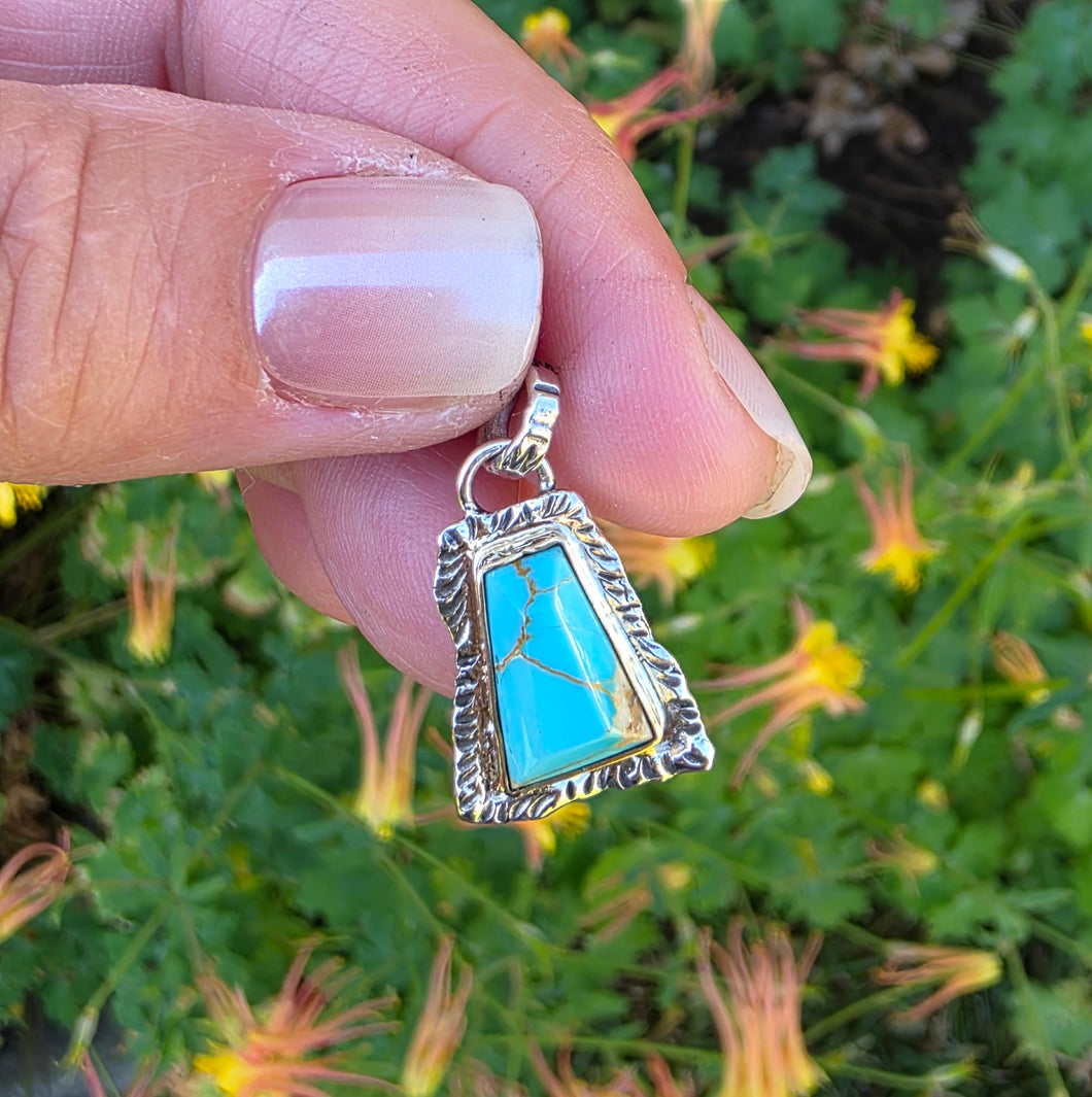 The Solitaire Turquoise Pendant