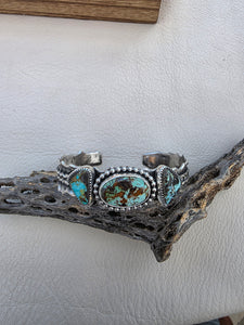 Sierra Nevada Boulder Turquoise Ruffle Cuff