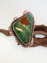 Load image into Gallery viewer, Fox Turquoise Ring #1
