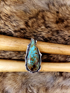 Turquoise Raindrop Ring