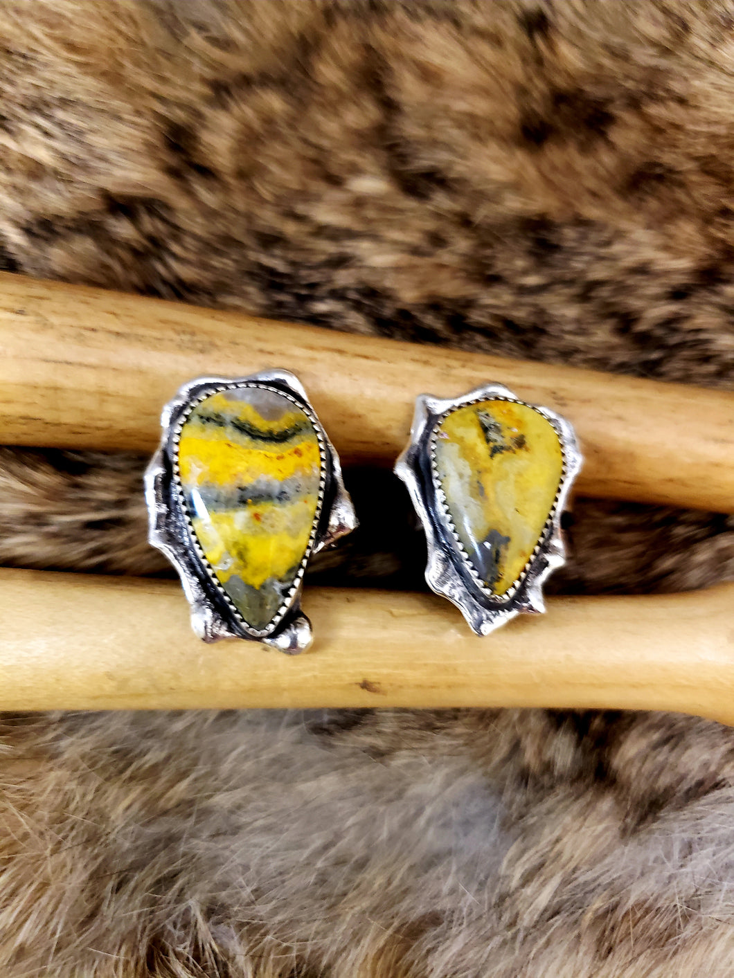 Bumble Bee Jasper Ring