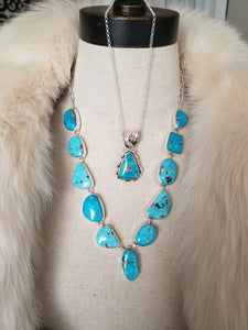 The Eleven Stone Kingman Turquoise Lariat