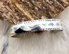 Load image into Gallery viewer, Stamped Sterling Silver Cuff #1
