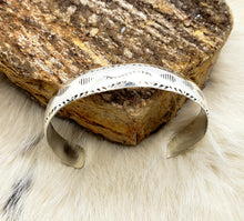 Load image into Gallery viewer, Stamped Sterling Silver Cuff #1
