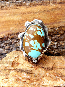 Number 8 Turquoise Ring