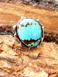 Number 8 Turquoise Ring