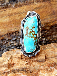 Number 8 Turquoise Ring