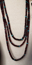 Load image into Gallery viewer, Genuine Garnet and Turquoise Necklace
