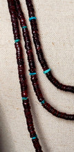 Load image into Gallery viewer, Genuine Garnet and Turquoise Necklace
