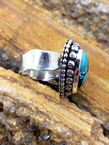 Kingman Turquoise Heart Ring