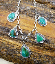 Load image into Gallery viewer, Carico Lake Turquoise Charm Necklace
