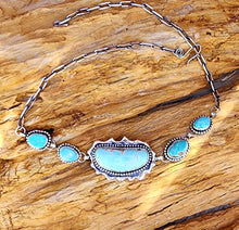 Load image into Gallery viewer, Bisbee and Royston Turquoise Choker/Necklace - A Madison Choker
