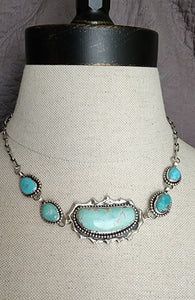 Bisbee and Royston Turquoise Choker/Necklace - A Madison Choker