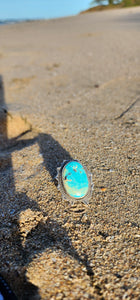 Beautiful Light Blue Kingman Turquoise Ring