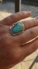 Load and play video in Gallery viewer, From the Vault: Old Stock Natural King&#39;s Manassa Turquoise Ring
