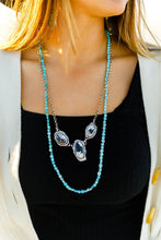 Load image into Gallery viewer, Genuine Turquoise Small Pebble Necklace
